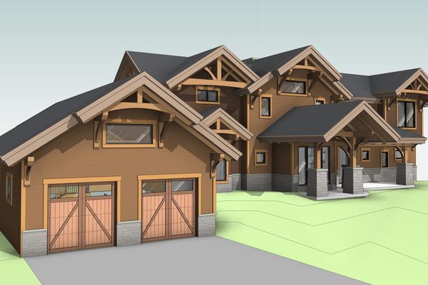 Nuttal-Ridge-Nanaimo-British-Columbia-Canadian-Timberframes-Design-Front-Perspective